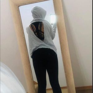 Cut out light weight hoodie